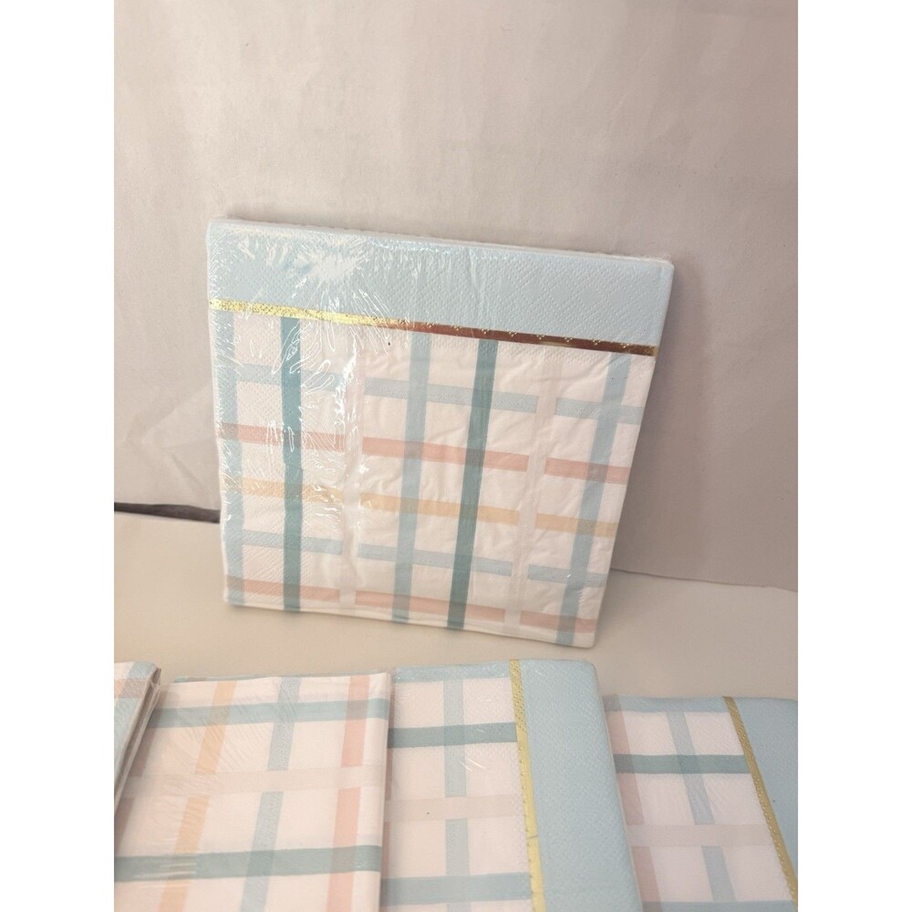 Lot Of 128 Pcs Spring Easter Baby Shower Event Party Guest Napkins 8 Packs Paper - Picture 3 of 8